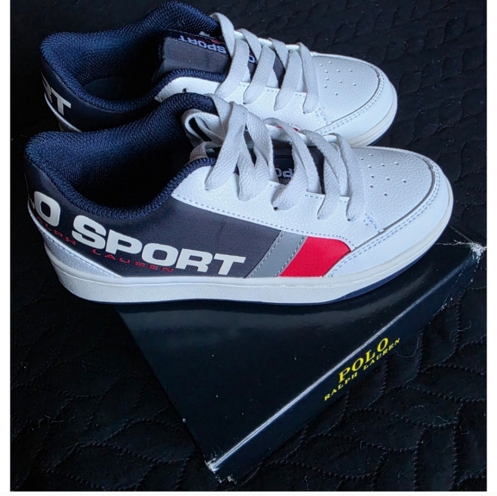 Polo by Ralph Lauren Black and White Sport Sneakers